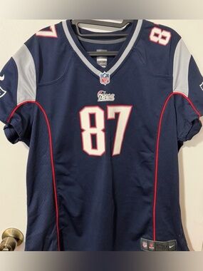 Nike NFL New England Patriots Rob Gronkowski #87 Jersey Women’s XXL